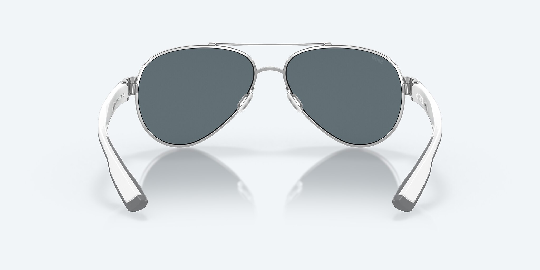 Sunglasses Costa Loreto M (56-14) with Blue Mirror lens and Palladium frame Image 4 of 8