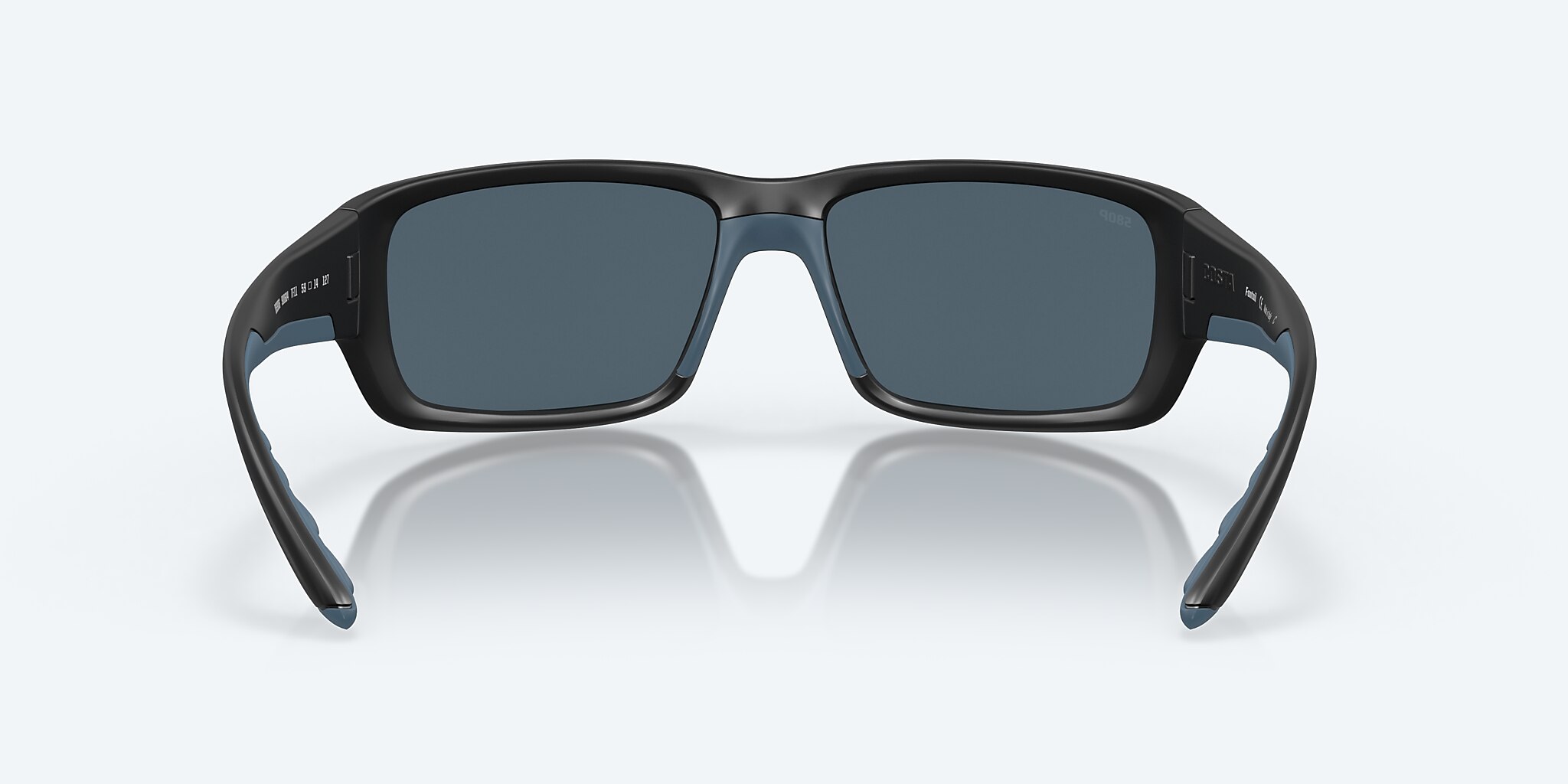 Sunglasses Costa Fantail M (59-14) with Gray lens and Matte Black frame Image 4 of 7