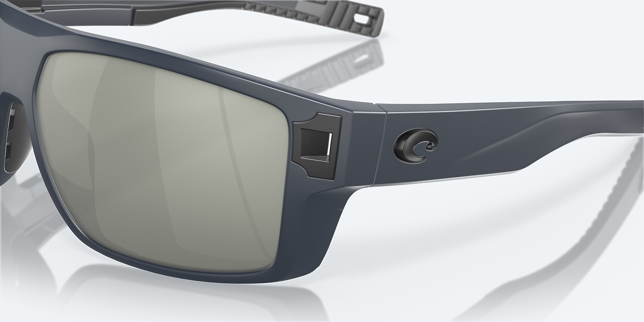 Lunettes de soleil Costa Diego XL (62-14) avec Gris argenté verre et Minuit Blue monture Image 7 de 8