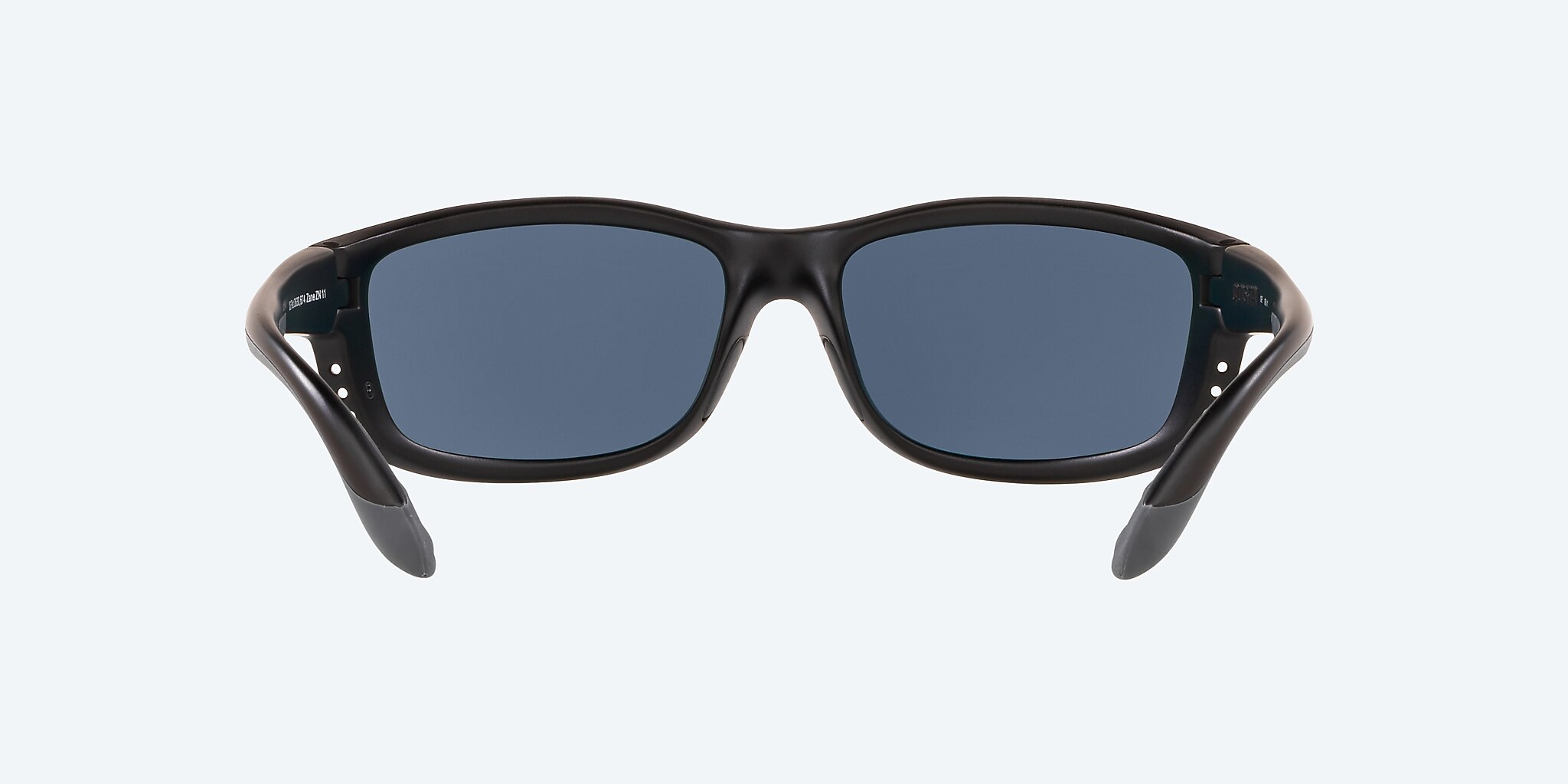 Lunettes de soleil Costa Zane L (61-17) avec Effet miroir Bleu verre et Noir mat monture Image 4 de 4