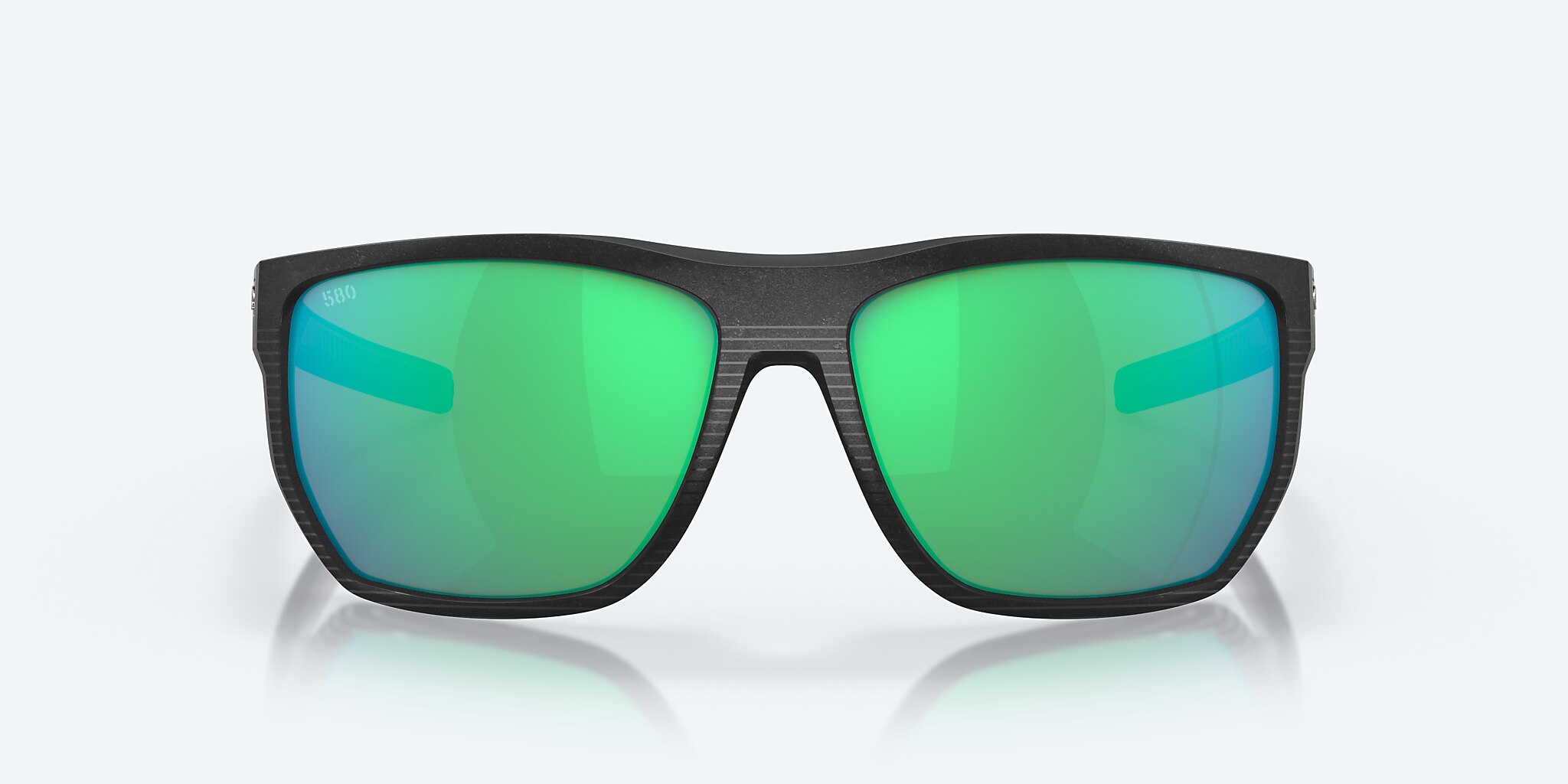 Sunglasses Costa Santiago L (63-16) with Green Mirror lens and Net Black frame Image 2 of 7