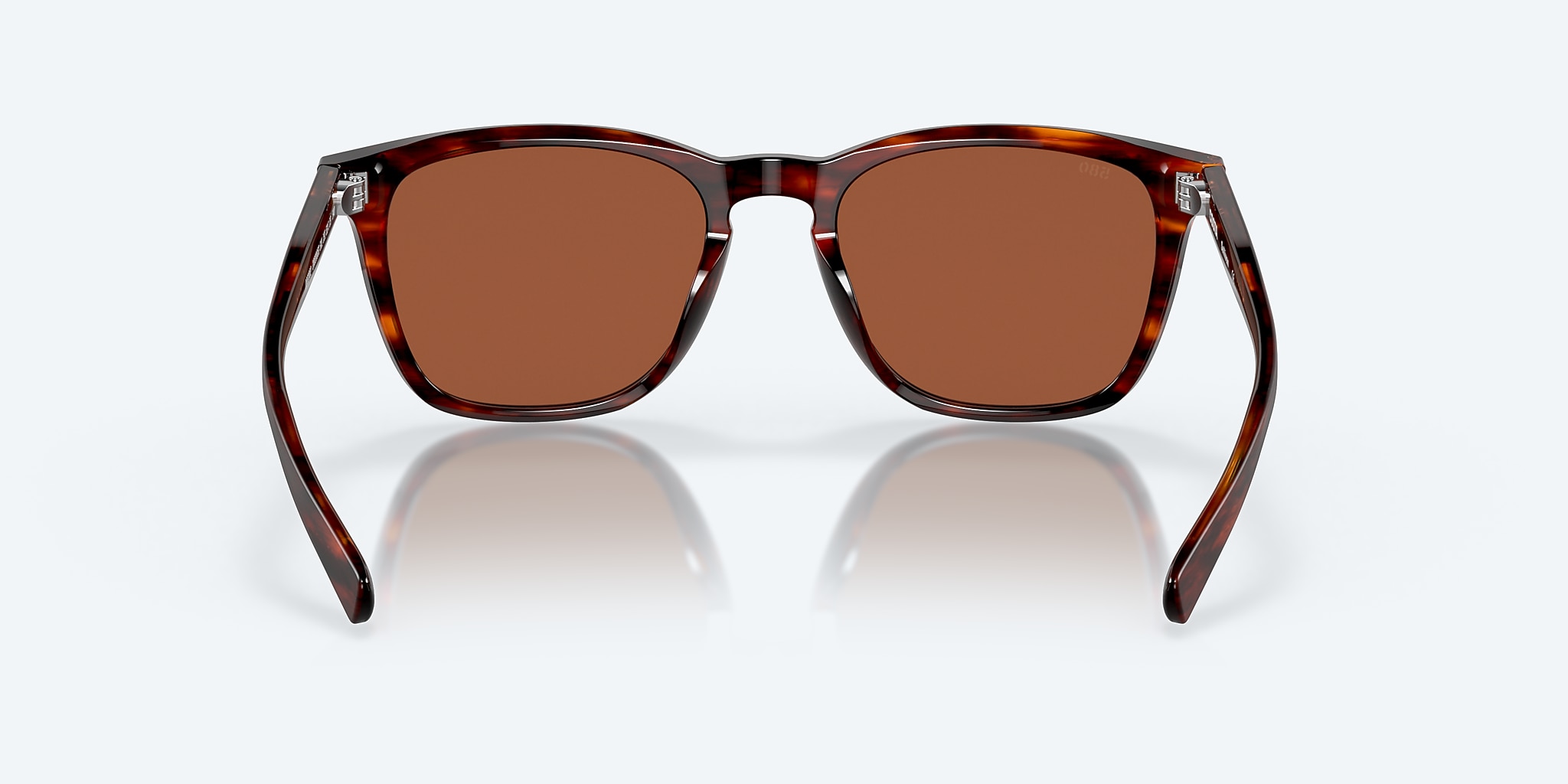 Sunglasses Costa Sullivan M (53-19) with Green Mirror lens and Matte Tortoise frame Image 5 of 9