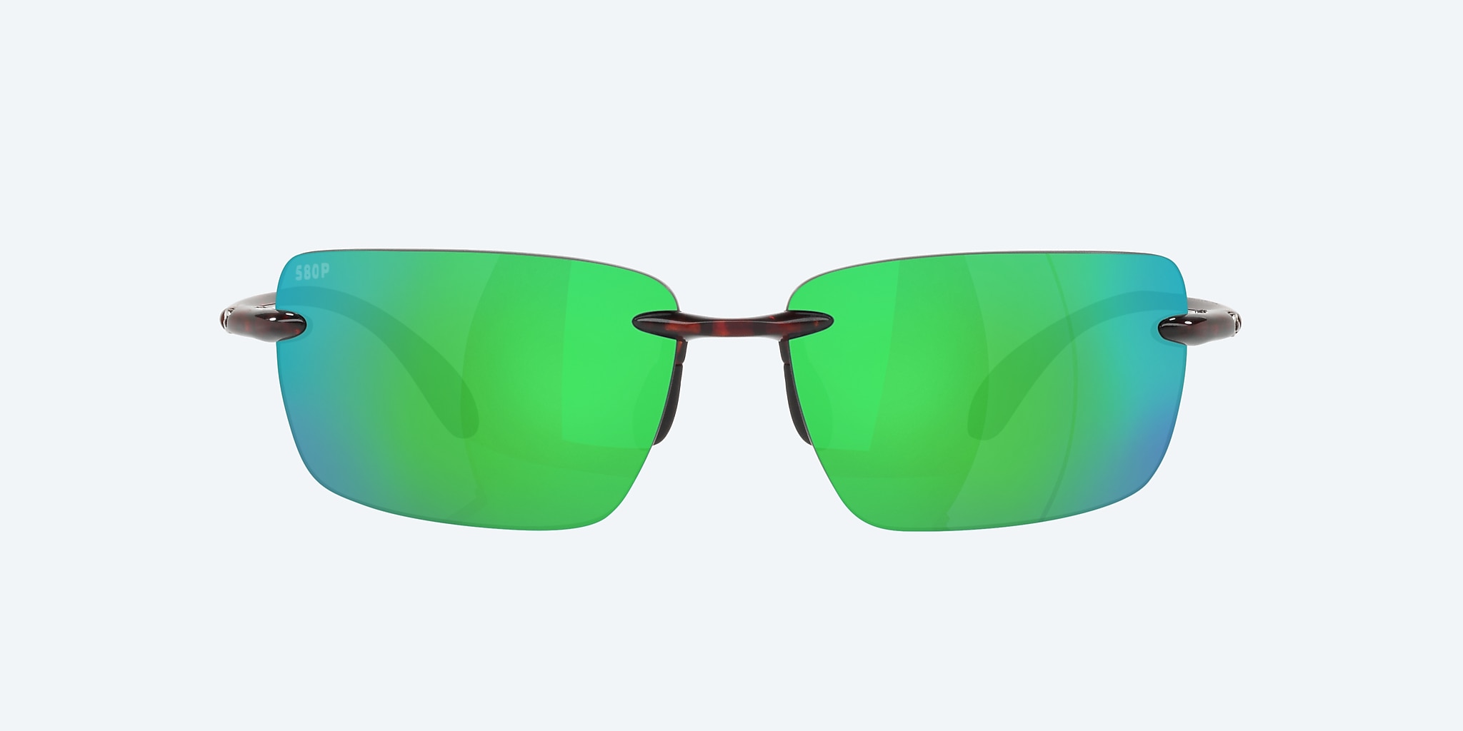Sunglasses Costa Gulf Shore M (66-15) with Green Mirror lens and Tortoise frame Image 2 of 4