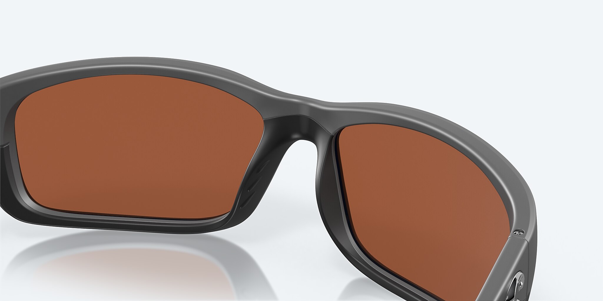 Sunglasses Costa Jose L (62-16) with Green Mirror lens and Matte Gray frame Image 7 of 8