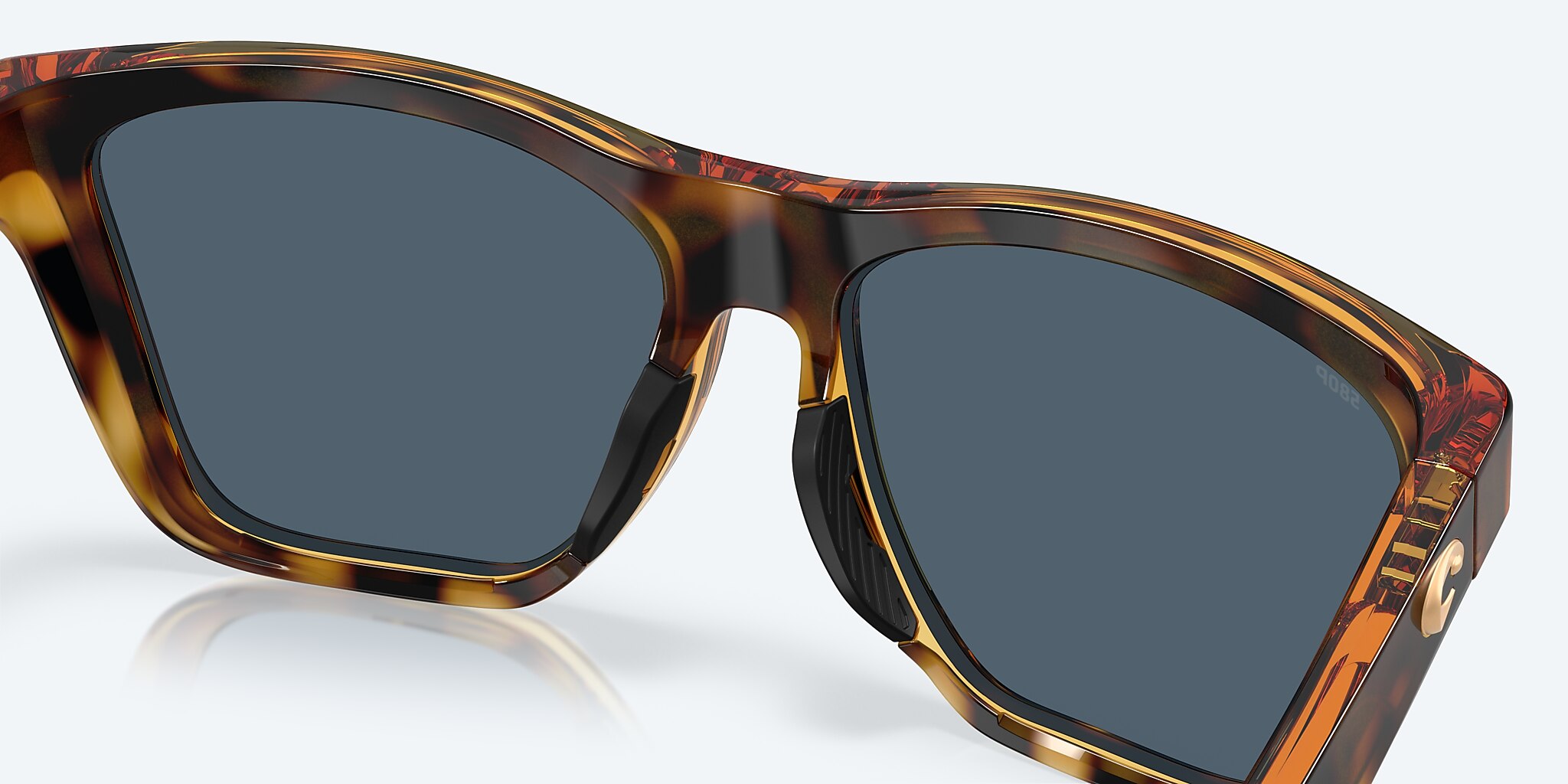 Sunglasses Costa Panga II XL (57-16) with Gray lens and Tortoise frame Image 7 of 7
