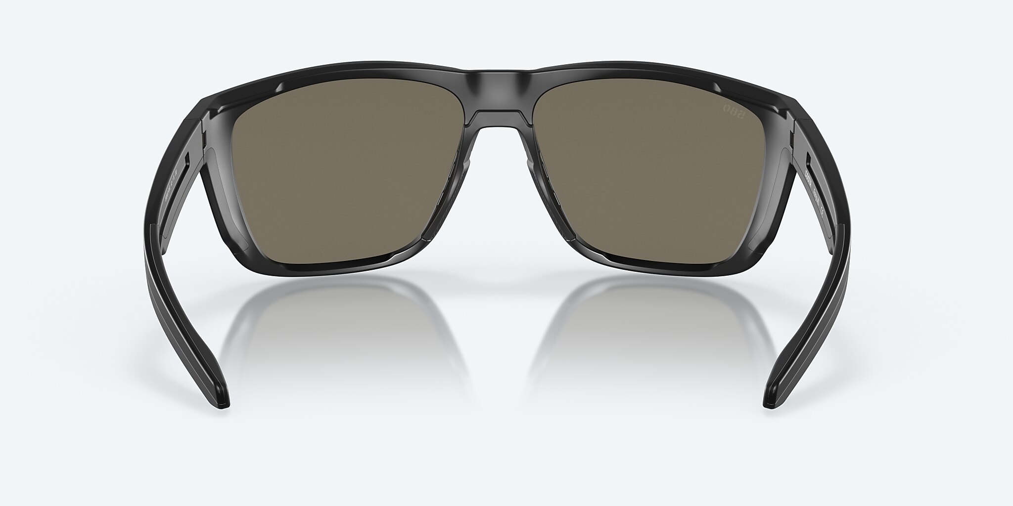 Sunglasses Costa Ferg XL XXL (62-16) with Blue Mirror lens and Matte Black frame Image 5 of 10