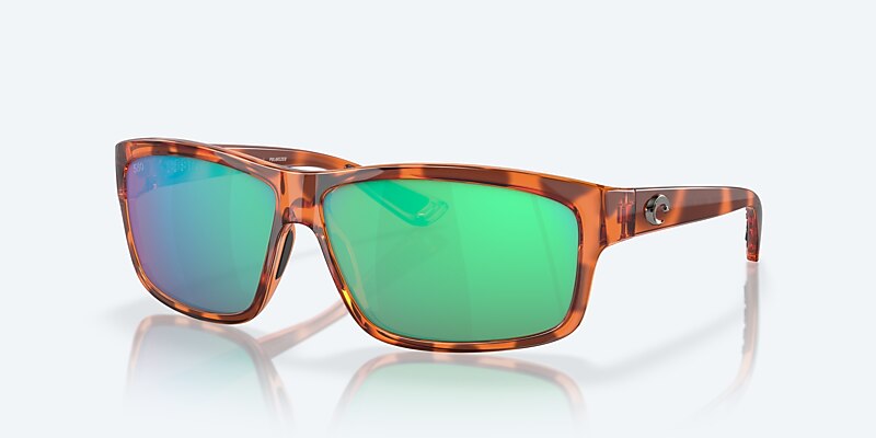 Lentes de Sol Costa Cut L (60-10) con Verde Espejado lente y Carey Miel montura Imagen 1 de 7