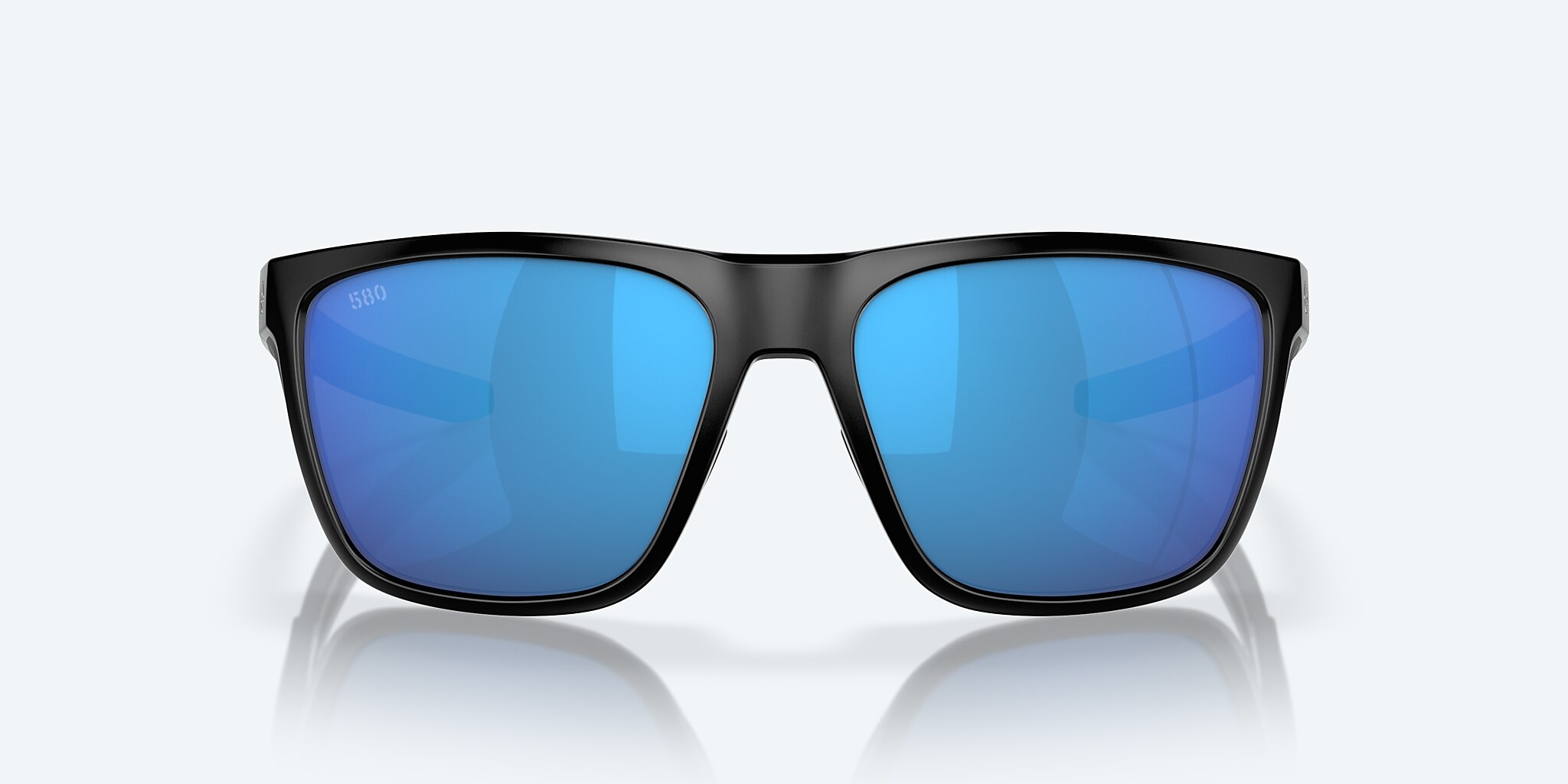 Sunglasses Costa Ferg L (59-16) with Blue Mirror lens and Matte Black frame Image 2 of 7