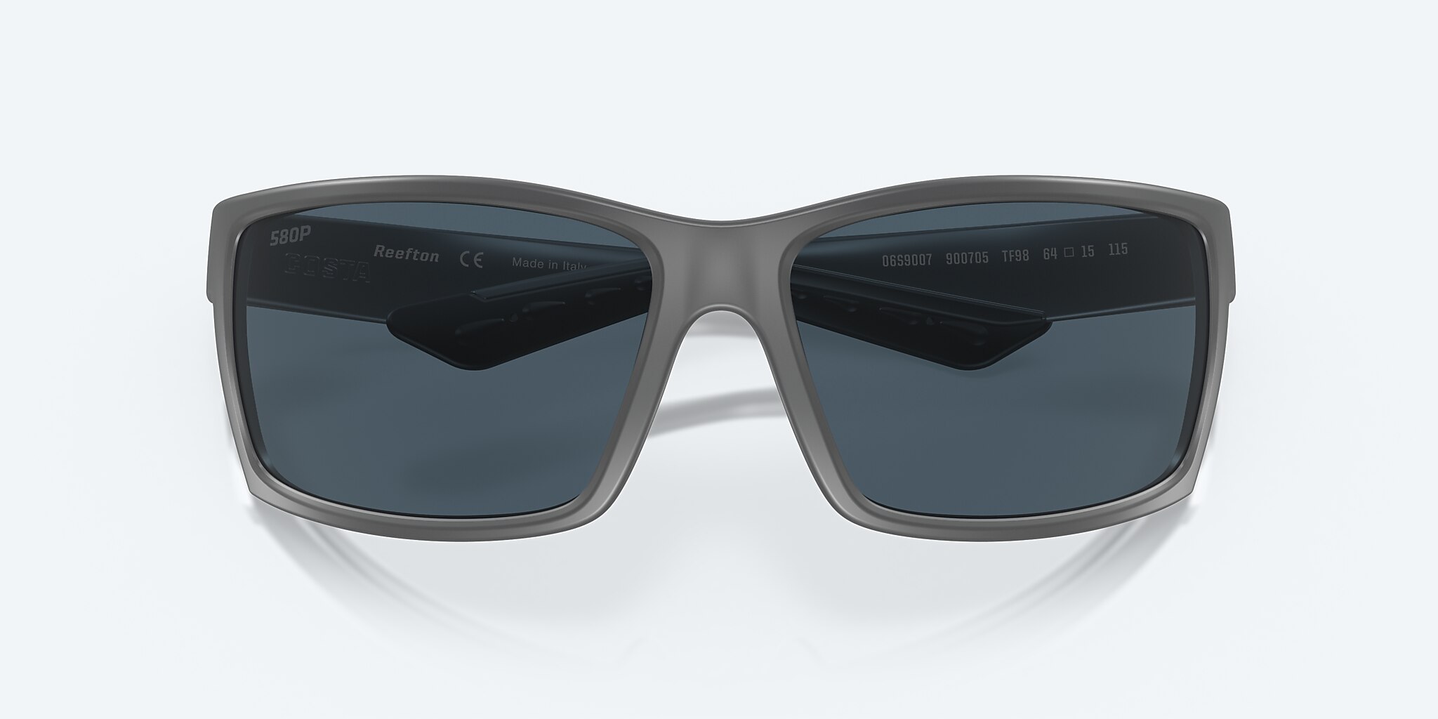 Sunglasses Costa Reefton XL (64-15) with Gray lens and Matte Gray frame Image 5 of 7