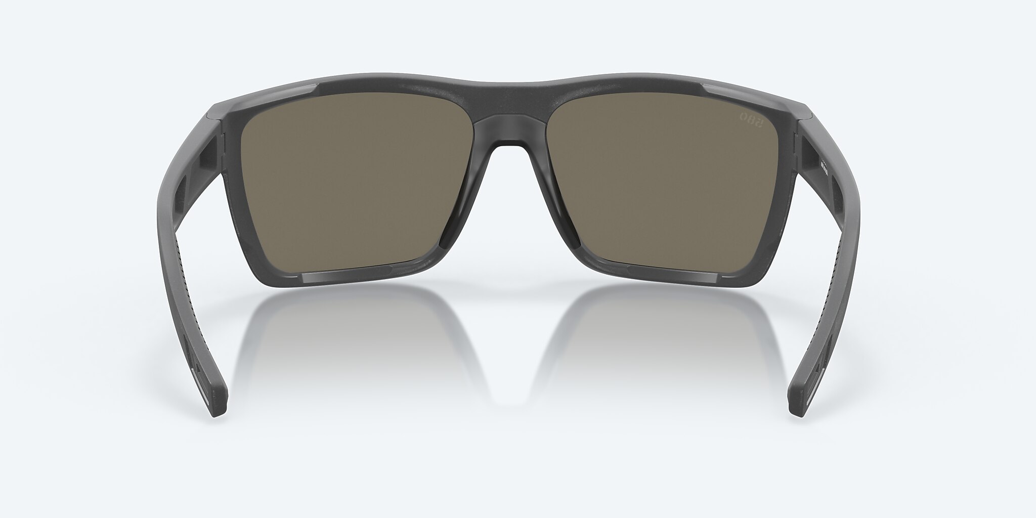 Sunglasses Costa Pargo L (61-17) with Blue Mirror lens and Dark Gray frame Image 4 of 7
