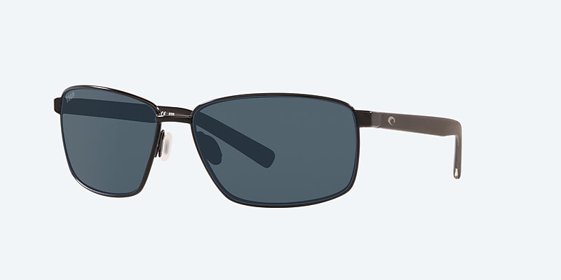 Sunglasses Costa Ponce XL (63-15) with Gray lens and Matte Black frame Image 1 of 4