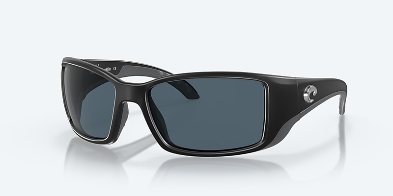 Lunettes de soleil Costa Blackfin L (62-17) avec Gris verre et Noir mat monture Image 1 de 7