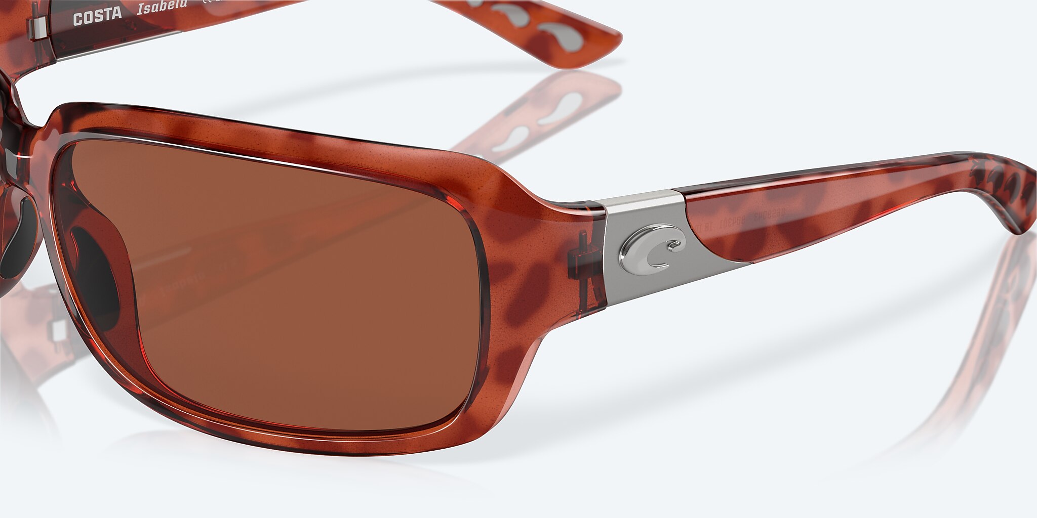 Gafas de sol Costa Isabela M (64-16) con Cobre lente y Carey montura Imagen 6 de 7