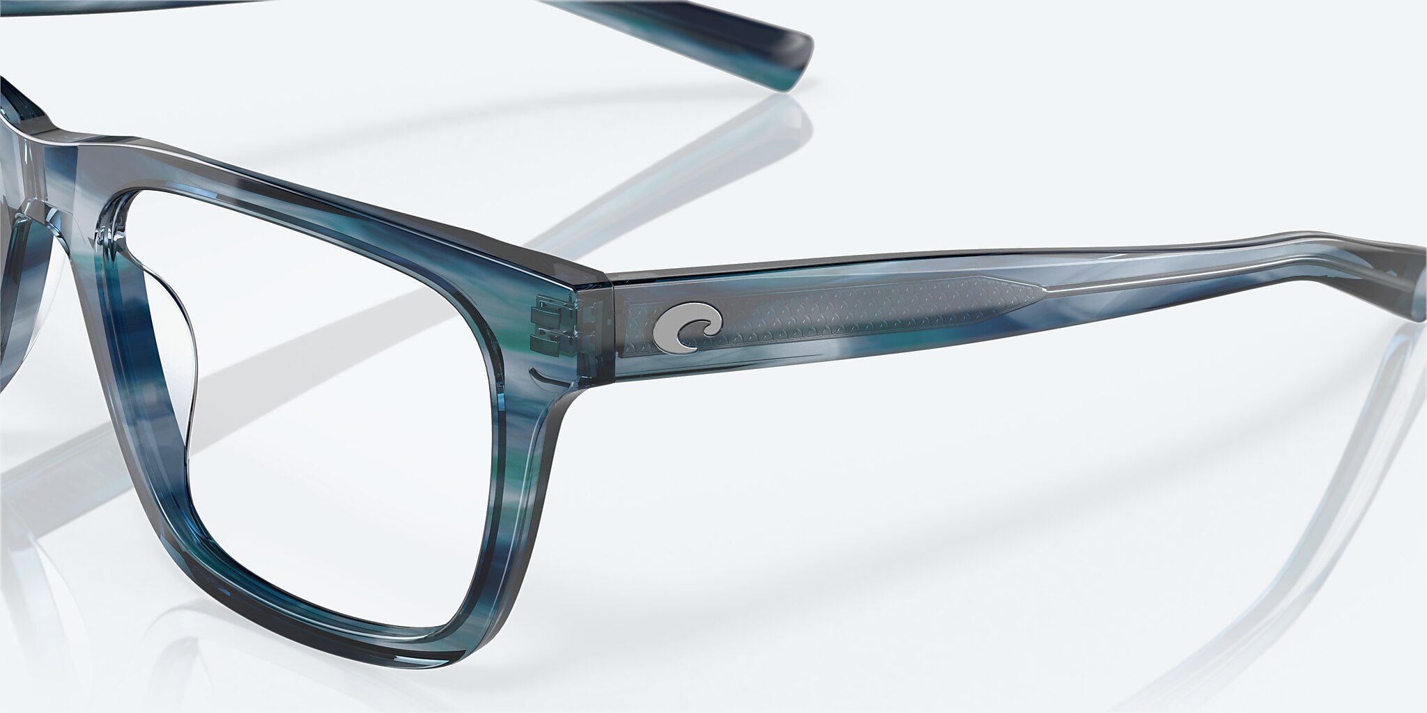 Eyeglasses Costa Tybee RX M (55-20) with Demo Lens lens and Ocean Currents frame Image 6 of 7