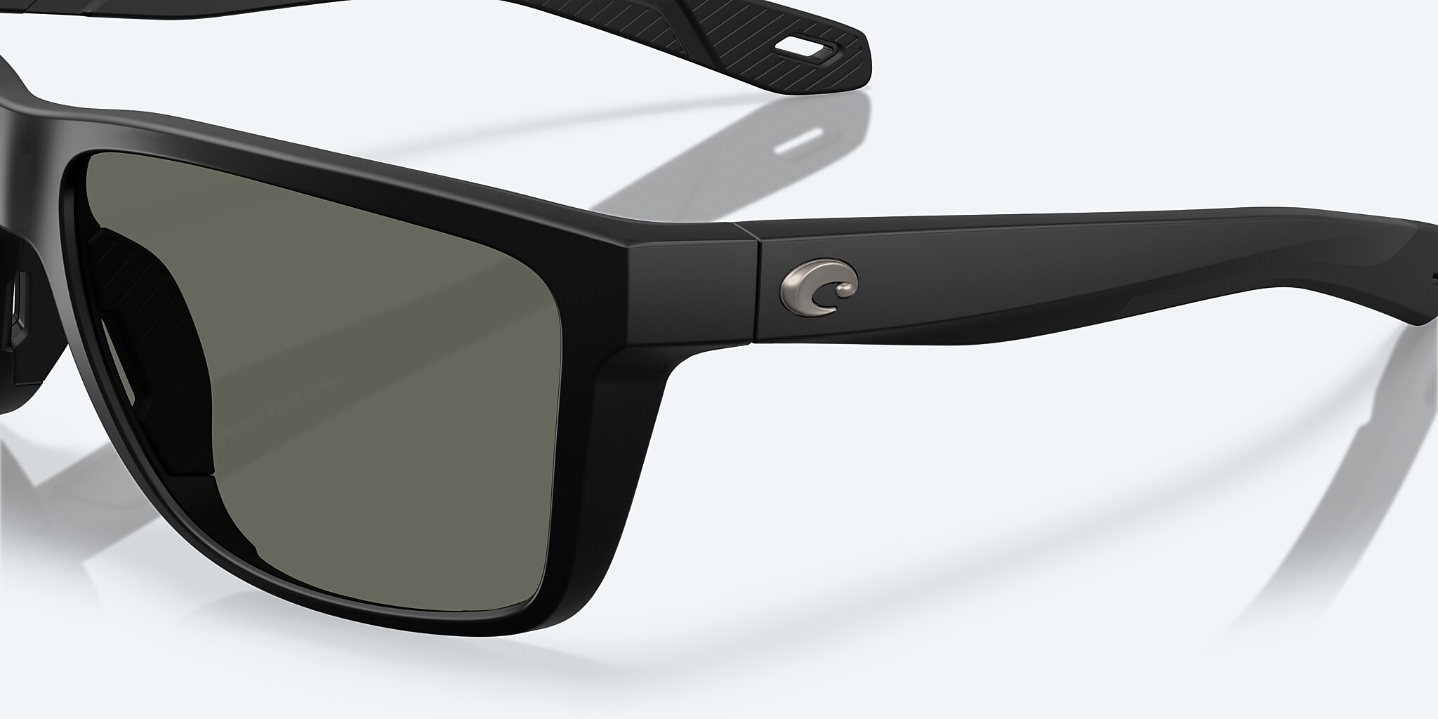 Lunettes de soleil Costa Broadbill II L (58-15) avec Gris verre et Noir mat monture Image 6 de 7