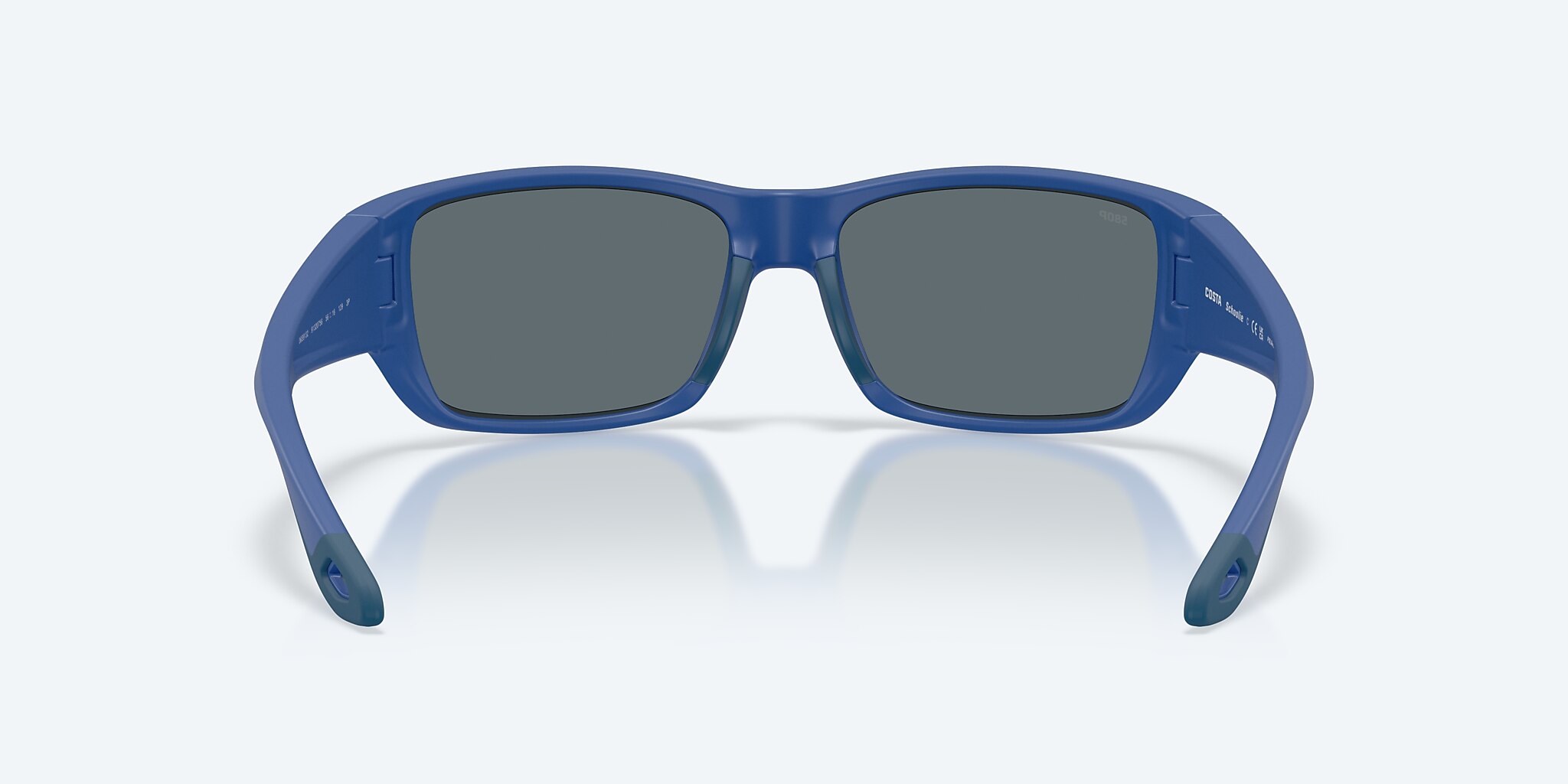 Sunglasses Costa Schoolie S (56-16) with Blue Mirror lens and Matte Chesapeake Blue frame Image 4 of 8