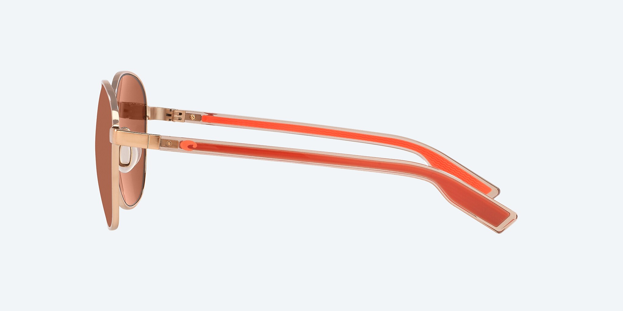 Sunglasses Costa Egret L (55-18) with Copper lens and Brushed Rose Gold frame Image 3 of 4
