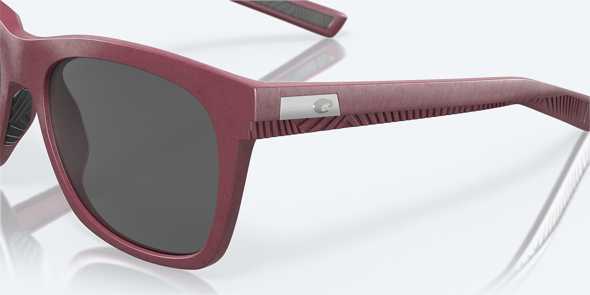 Sunglasses Costa Caldera L (55-18) with Gray lens and Net Plum frame Image 6 of 7