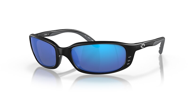 Costa Brine S (59-18) with Blue Mirror lenses and Matte Black