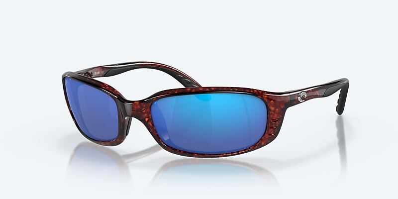 Sunglasses Costa Brine S (59-18) with Blue Mirror lens and Tortoise frame Image 1 of 7