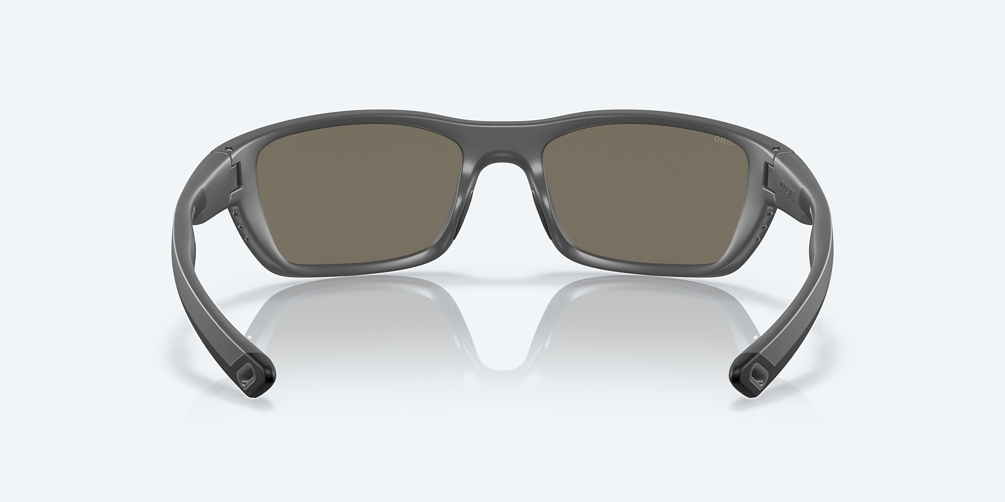 Lunettes de soleil Costa Whitetip M (58-18) avec Effet miroir Bleu verre et Gris mat monture Image 4 de 7