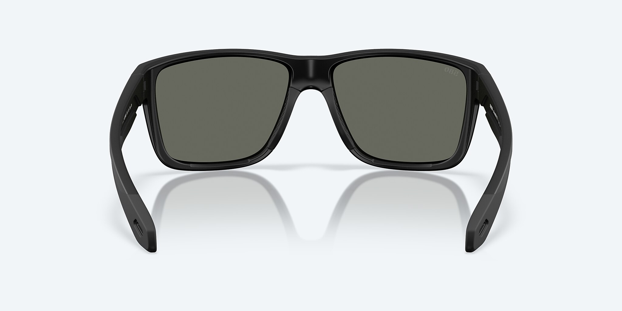 Lunettes de soleil Costa Broadbill II L (58-15) avec Gris verre et Noir mat monture Image 4 de 7
