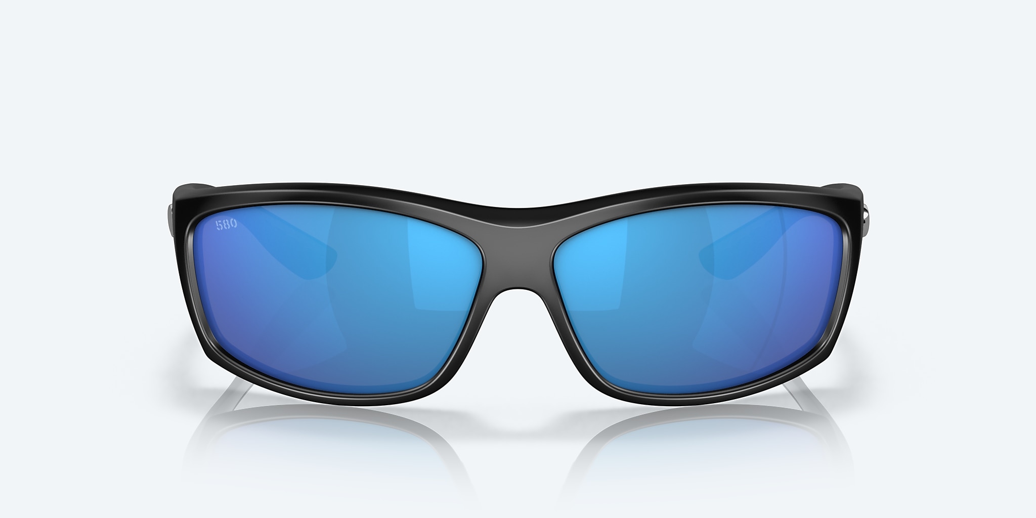 Lunettes de soleil Costa Saltbreak L (65-12) avec Effet miroir bleu verre et Noir mat monture Image 2 de 7