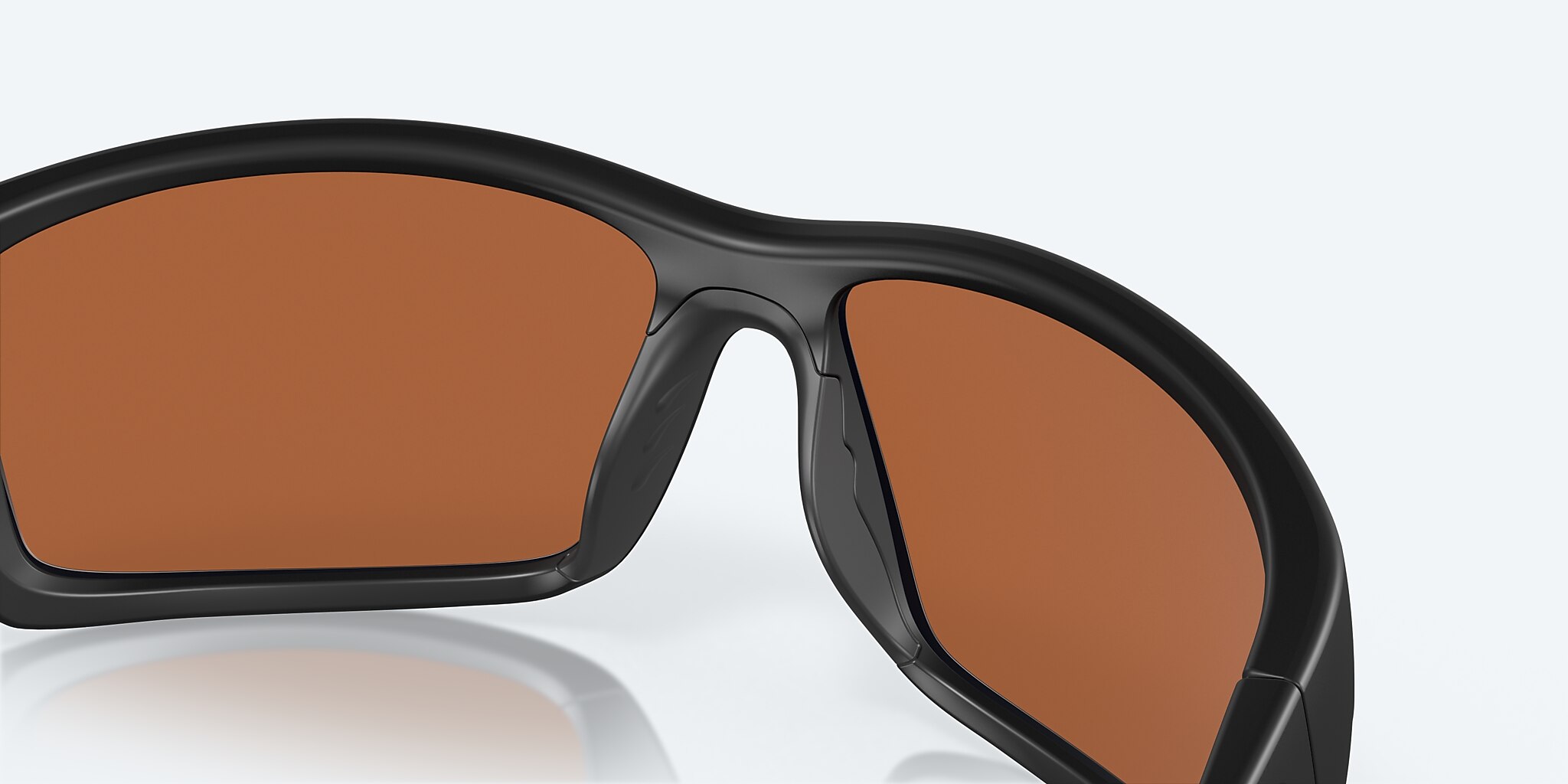 Sunglasses Costa Reefton XL (64-15) with Green Mirror lens and Blackout frame Image 7 of 7