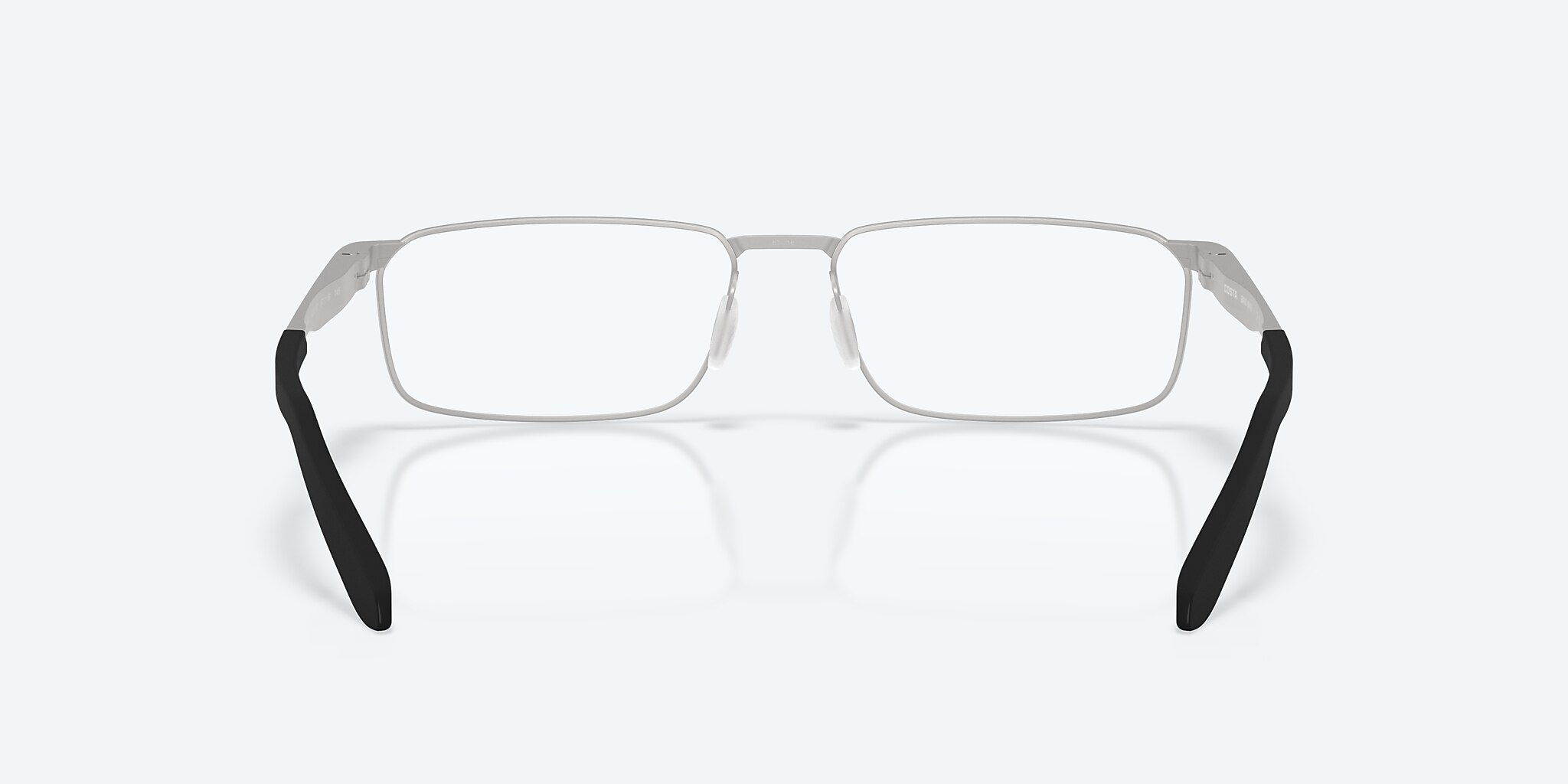 Eyeglasses Costa Bimini Road 640 L (57-16) with Demo Lens lens and Satin Silver frame Image 5 of 8