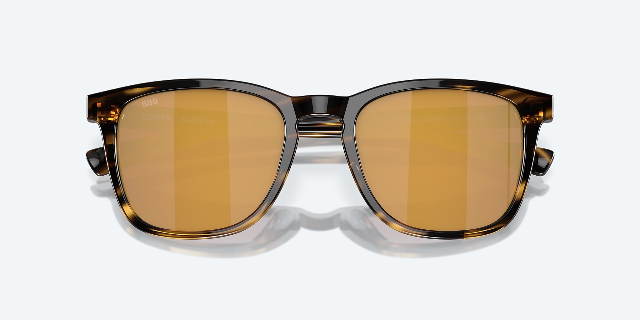 Sunglasses Costa Sullivan M (53-19) with Gold Mirror lens and Tortoise frame Image 5 of 8