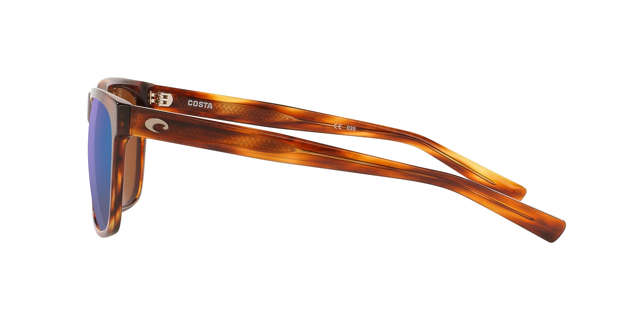 Costa Apalach XL (60-17) with Green Mirror lenses and Tortoise