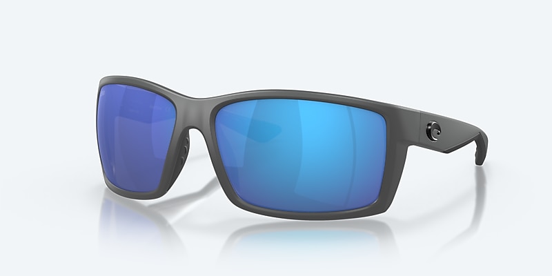 Sunglasses Costa Reefton XL (64-15) with Blue Mirror lens and Matte Gray frame Image 1 of 7