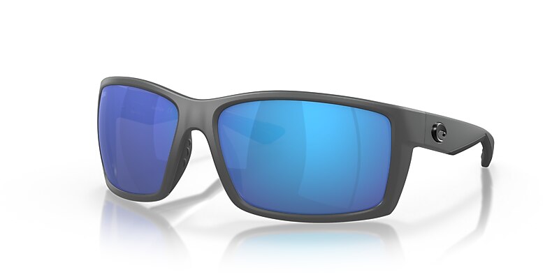 Costa Reefton XL (64-15) with Blue Mirror lenses and Matte Gray