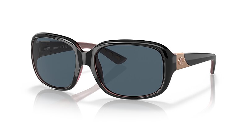 S.G GALANTE コルネット 本体 銀メッキ Costa Gannet M (58-17) with Gray lenses and Shiny Black/Hibiscus