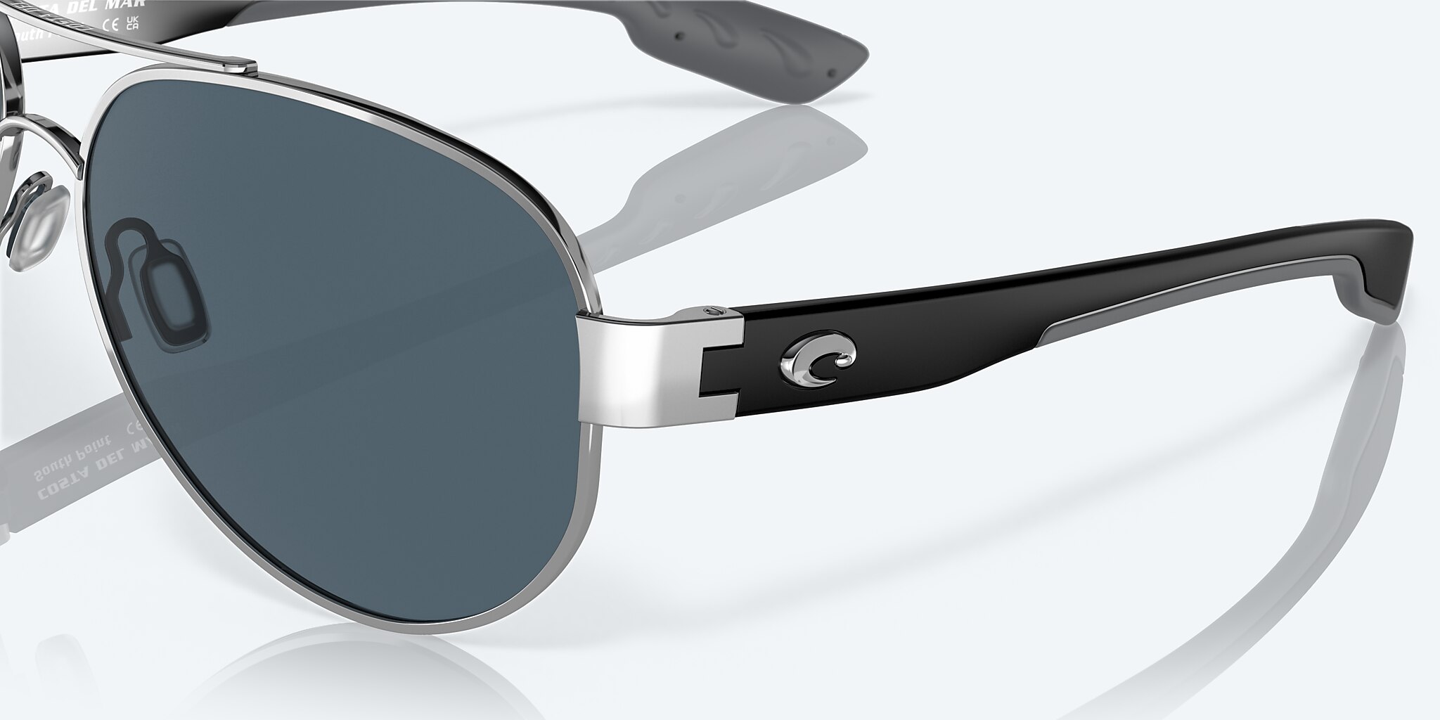 Sunglasses Costa South Point L (59-14) with Gray lens and Palladium frame Image 6 of 7