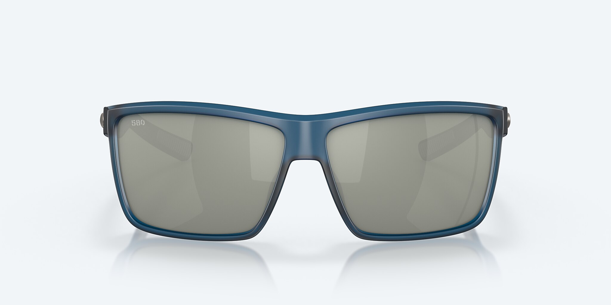 Sunglasses Costa Rinconcito M (60-12) with Gray Silver Mirror lens and Matte Atlantic Blue frame Image 2 of 8