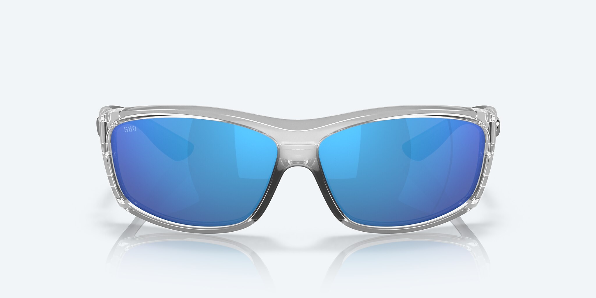 Lunettes de soleil Costa Saltbreak L (65-12) avec Effet miroir bleu verre et Argent monture Image 2 de 7
