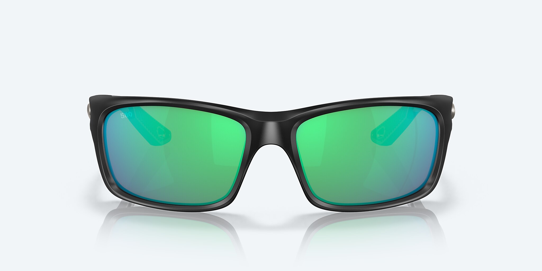 Sunglasses Costa Jose PRO L (62-16) with Green Mirror lens and Matte Black frame Image 2 of 7