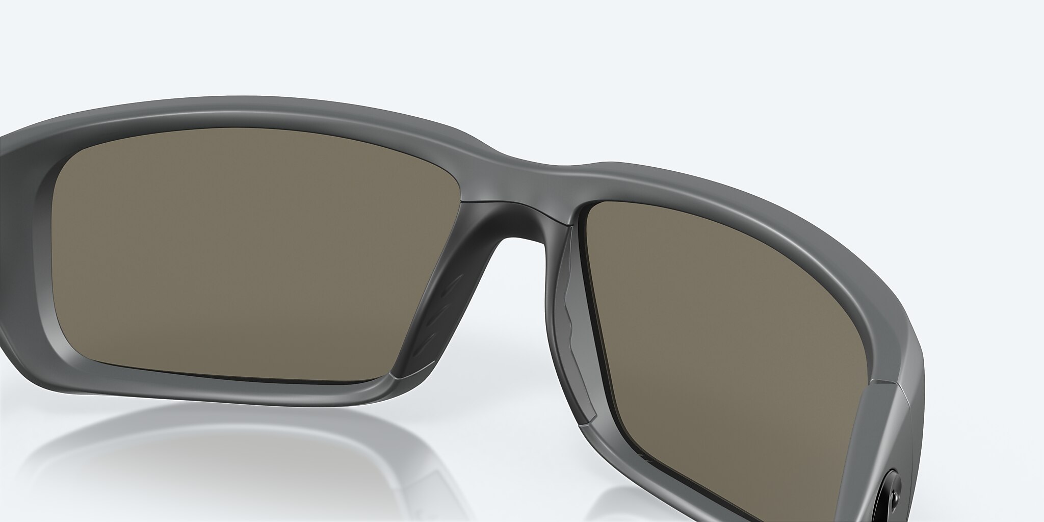 Sunglasses Costa Fantail M (59-14) with Blue Mirror lens and Matte Gray frame Image 7 of 7
