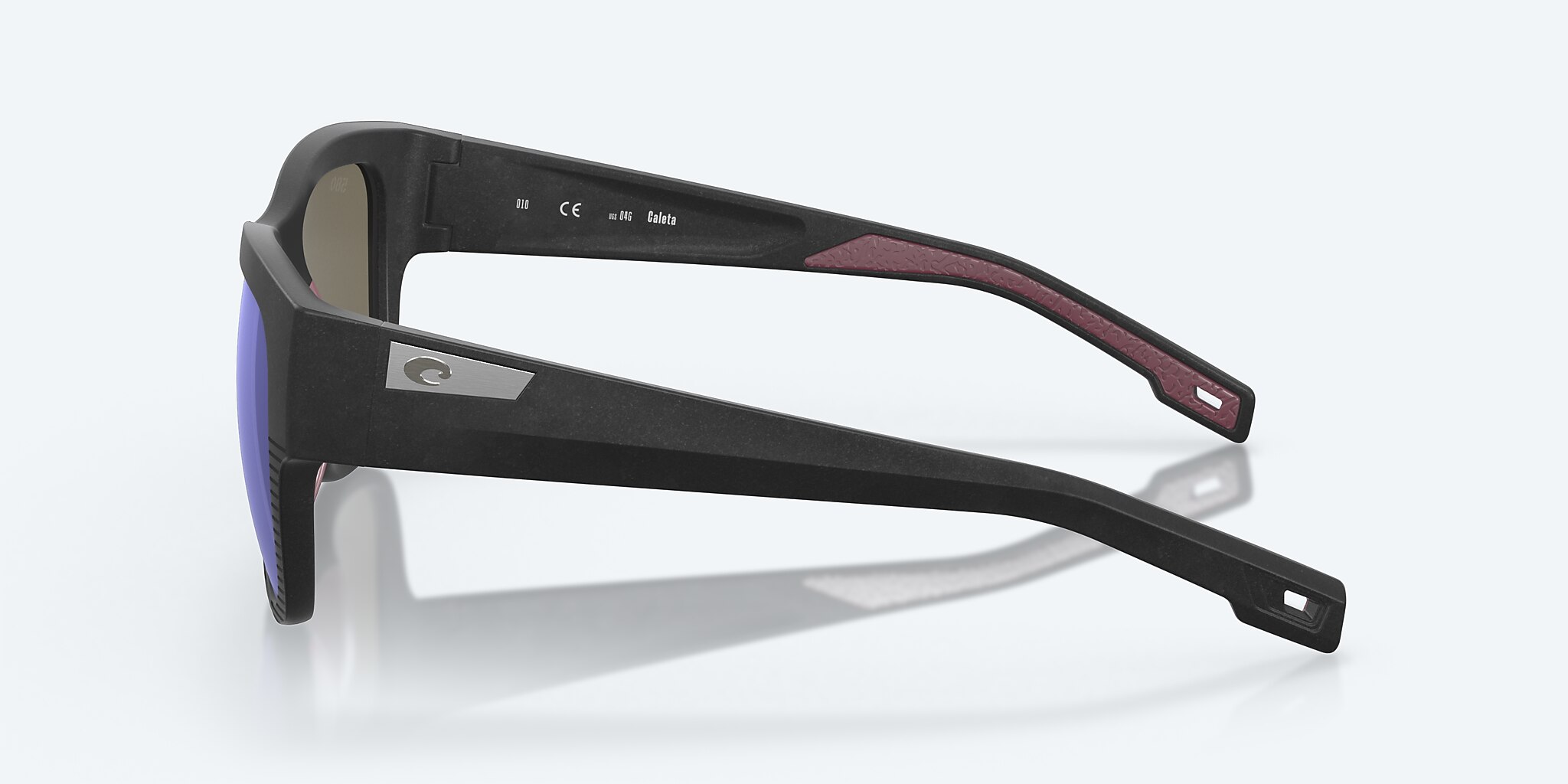Sunglasses Costa Caleta XL (55-19) with Blue Mirror lens and Net Black frame Image 3 of 8