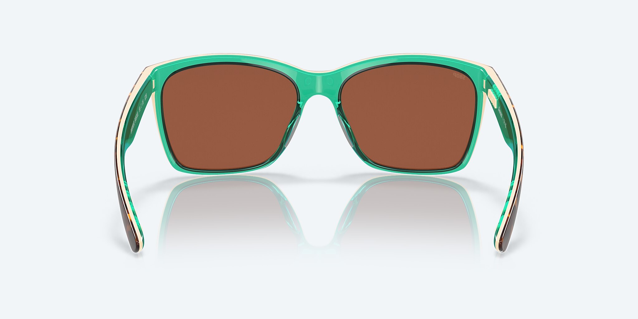 Sunglasses Costa Anaa S (55-16) with Copper lens and Shiny Retro Tort/Cream/Mint frame Image 4 of 7