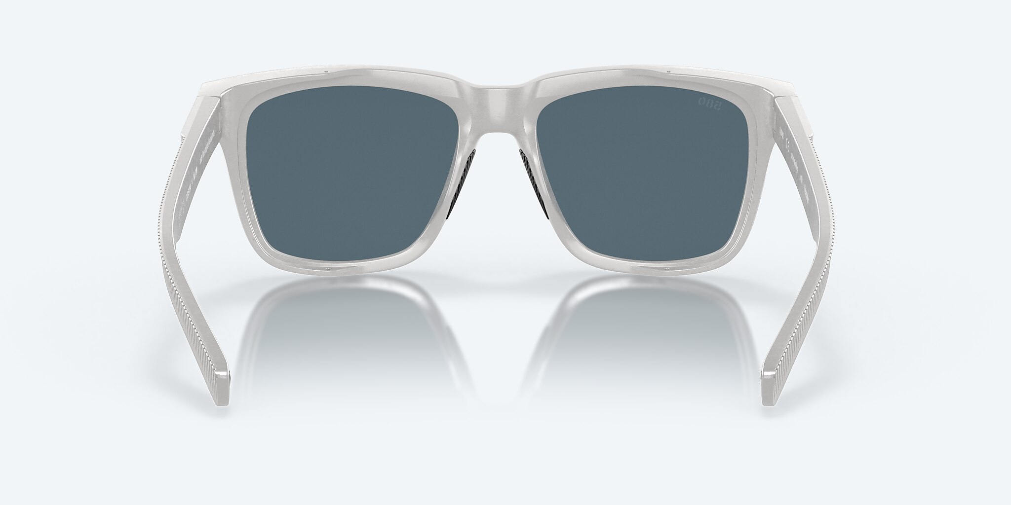 Sunglasses Costa Pescador L (55-17) with Blue Mirror lens and Light Gray frame Image 4 of 7