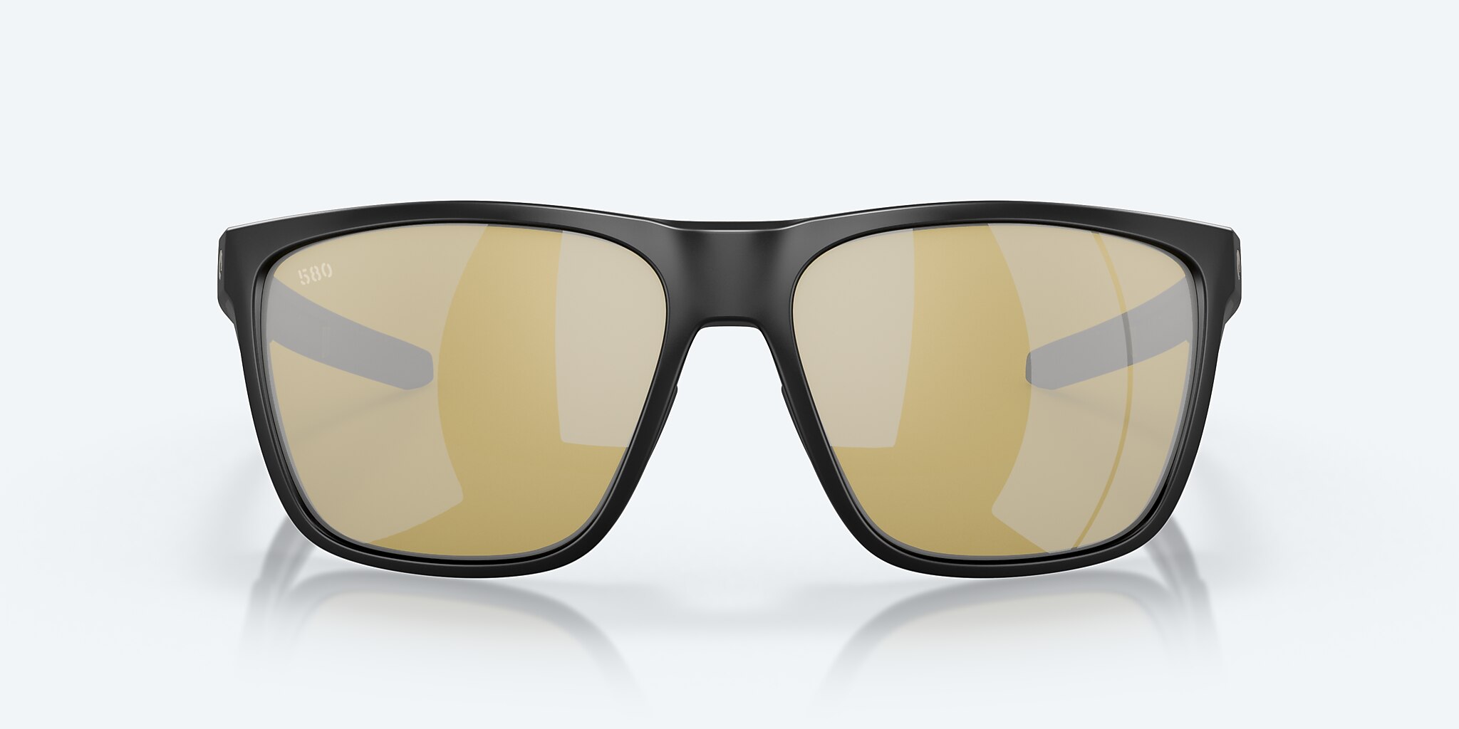 Sunglasses Costa Ferg XL XXL (62-16) with Sunrise Silver Mirror lens and Matte Black frame Image 2 of 8