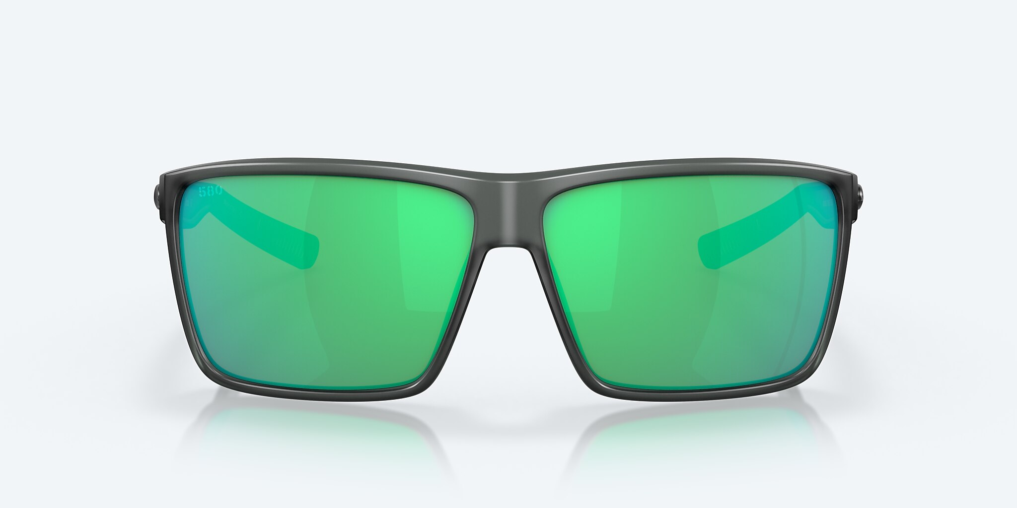 Sunglasses Costa Rincon L (63-11) with Green Mirror lens and Matte Smoke Crystal frame Image 2 of 7
