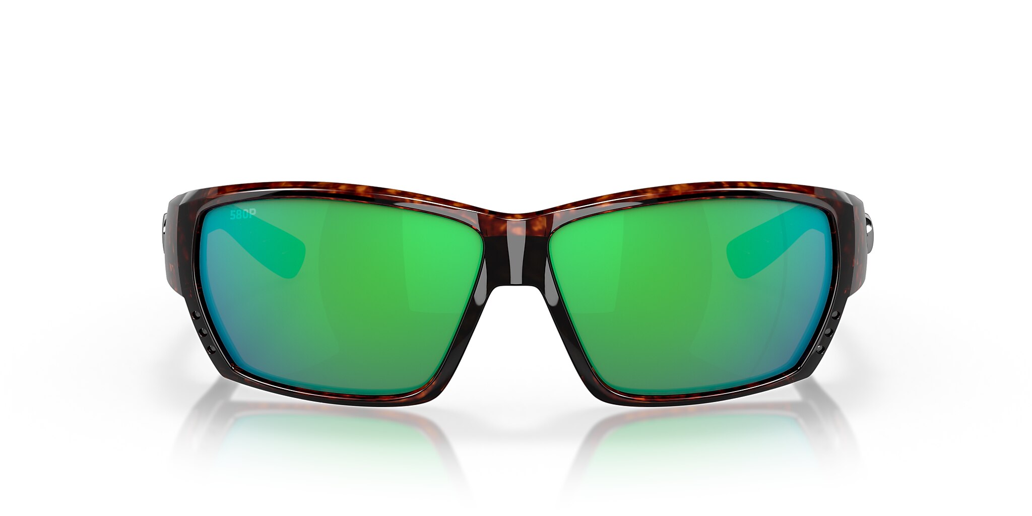 Costa Tuna Alley XL (62-11) with Green Mirror lenses and Tortoise