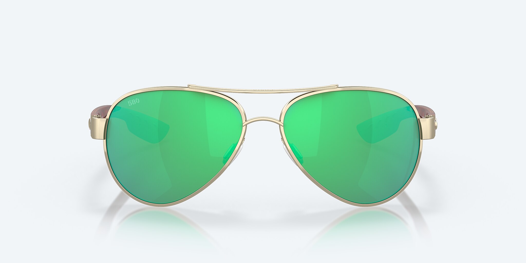 Gafas de sol Costa Loreto M (56-14) con Verde Espejado lente y Rose Gold montura Imagen 2 de 8