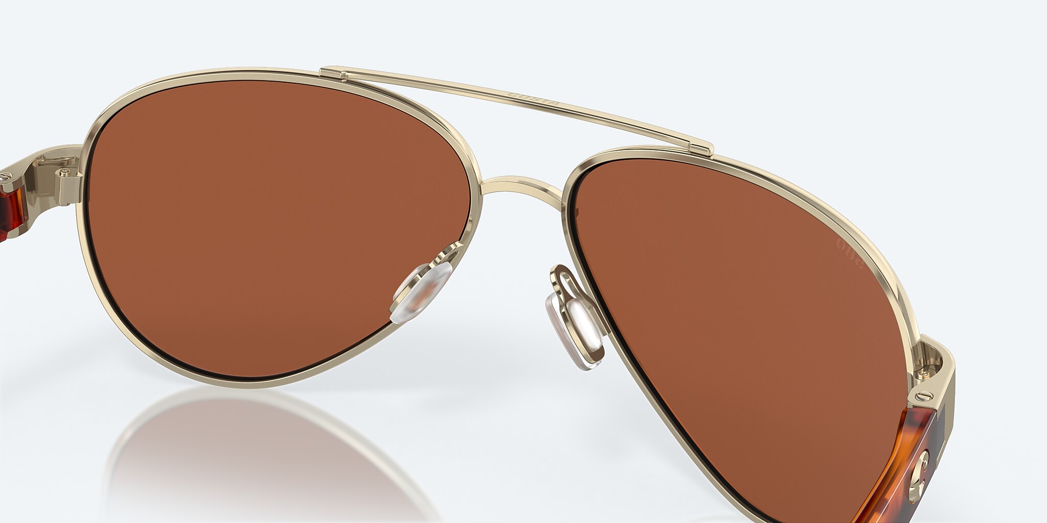 Gafas de sol Costa Loreto M (56-14) con Verde Espejado lente y Rose Gold montura Imagen 7 de 8