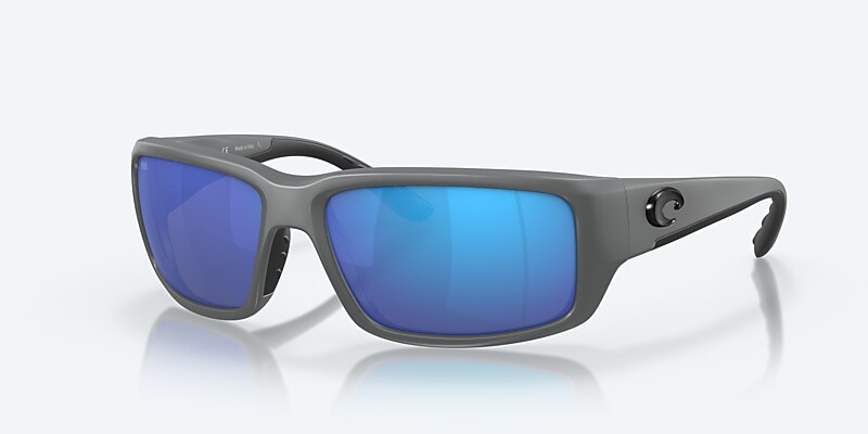 Sunglasses Costa Fantail M (59-14) with Blue Mirror lens and Matte Gray frame Image 1 of 7