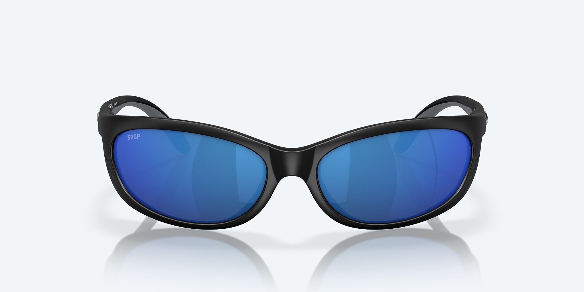 Sunglasses Costa Fathom L (61-16) with Blue Mirror lens and Matte Black frame Image 2 of 7