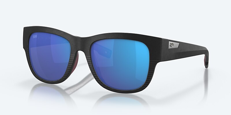 Sunglasses Costa Caleta XL (55-19) with Blue Mirror lens and Net Black frame Image 1 of 8